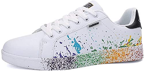 Zapatillas de Deporte Moda Zapatos Casuales Zapatos de Caminar Unisex (41 EU, Negro)