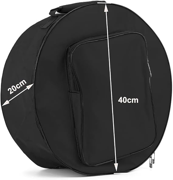 Snare Drum Bag Waterproof Drum Backpack Travel Drum Shoulder Bag Portable Drum Storage Case with Adjustable Strap and Padded Handle,14