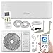 Produktbild Tronitechnik® Reykir Klimaanlage Set Split mit WiFi/App Funktion Klimagerät - Kühlen A++/ Heizen A+ 9000 BTU/h mit UVC Luftsterilisation, Fernbedienung, Timerfunktion Inkl. komplettem Montagematerial