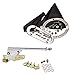 American Shifter 350327 Shifter Kit (AOD 8" E Brake Cable Clamp Clevis Trim Kit Dipstick For C9D99, 1 Pack)