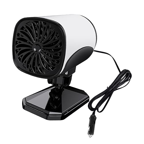 Vaguelly 1Pieza Calentador De Portátil Con Ventilador Eléctrico Desfogger De Automóvil Para Protección Conducción Vehículos