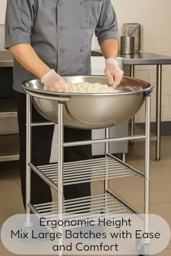 Kit de Bowl y Soporte de Acero Inoxidable 30 Qt miniatura 6