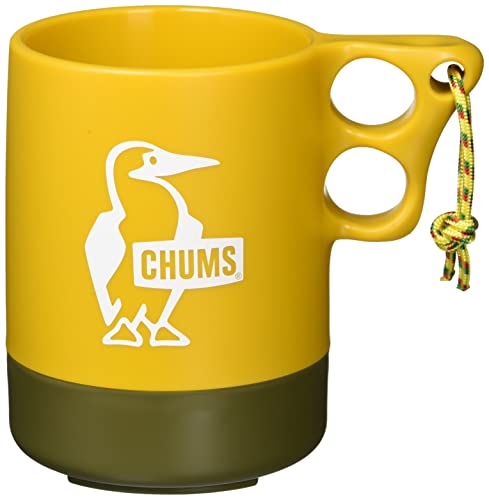 チャムス  キャンパーマグカップ マスタード/カーキ ラージ 550mL CH62-1620-Y059-00