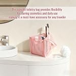 Large Capacity Standing Toiletry Bag, EVA Travel Toothbrush Storage Bag, Portable Lightweight Toiletry Bag Water Resistant Toiletries Storage Organiser Hanging Cosmetic Case