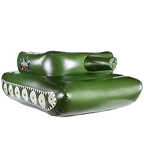 新PVC 大型 大人の子供のおもちゃ 浮き輪 戦車の戦い 屋外おもちゃウォータースプレーガンスイミングリング155x112x61cm