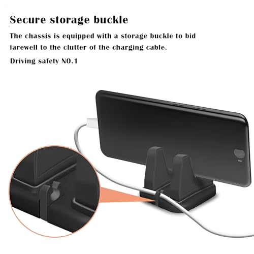 Image of Likestar Universal Car Dashboard Mount Holder | Anti-Slip Silicone Phone Stand with Strong Grip | 360 Adjustable Dash Mount for Smartphones, GPS & Devices | Secure, Stable, Easy Installation - BLACK