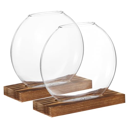 Jarrones Cristal Redondo Marca BESPORTBLE