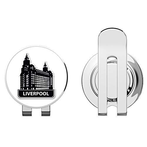 888 Graphics Liverpool Golf Hat Clip with Magnetic Marker