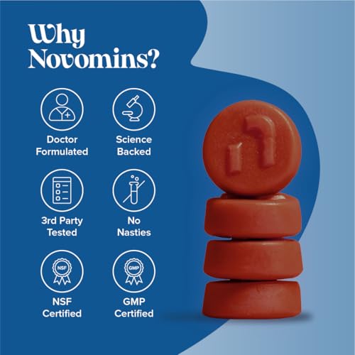 Mens Multivitamin Gummies - 24 Essential Multi Vitamins for Men - 1 Month Supply Mens Vitamins - Immune Support, Metabolism, Bone & Muscle Health - Multivitamin Gummies for Men – 60 Count - Novomins - Image 5