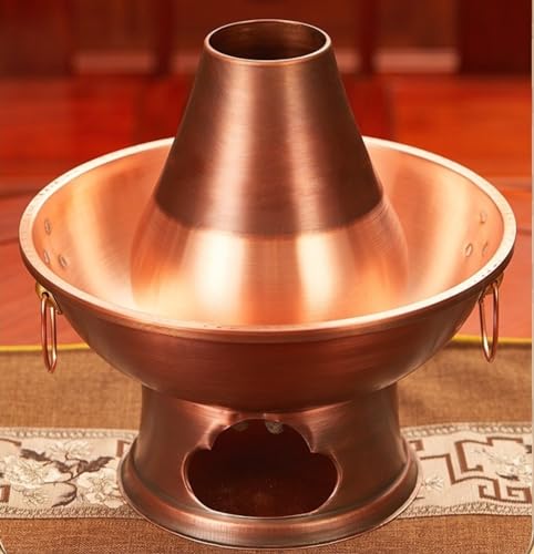 Olla de cobre para hotpot 30 cm miniatura 3