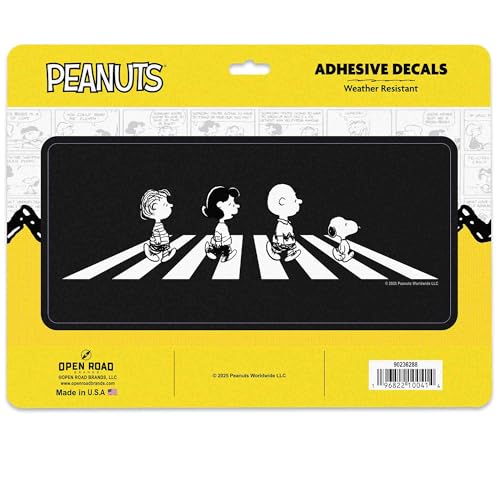 Image of Peanuts Abbey Road Adhesive Vinyl Decal