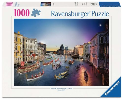 Ravensburger Puzzle 12001433 - Venise Day to Night - Puzzle de 1000 pièces pour Adultes et Enfants à partir de 14 Ans