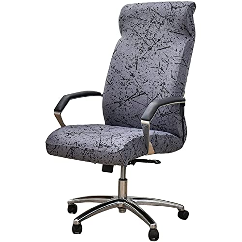 JHLD Funda De Silla De Oficina Elásticas, Funda para Silla De Oficina Estampado Funda De Silla Elastano Fundas para Sillas para Silla De Oficina Silla Giratoria-O-Grande