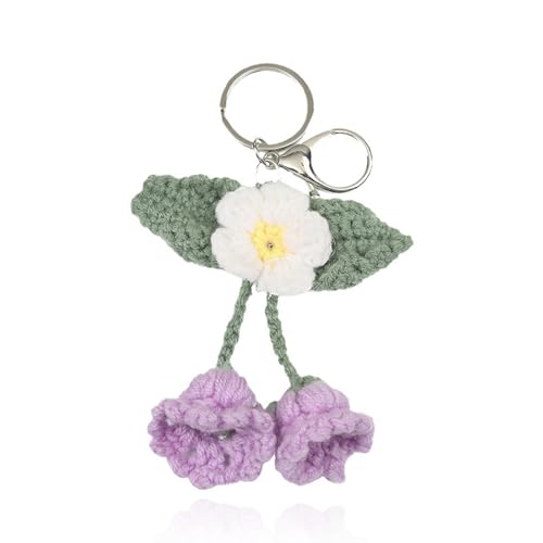 Breloques de sac pour femmes cadeau d'anniversaire et Noël original motifs fleurs