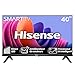 Hisense Smart TV 40 Zoll 40A4N – Full HD 60 Hz, Sport IA, Dolby Audio, VIDAA OS mit YouTube, Netflix, K +