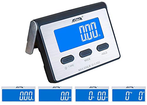 Báscula digital Acteck A-BC200 200 lb acero inoxidable miniatura 3