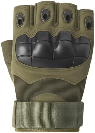 Luva de Moto Meio Dedo – Proteção Anti-Impacto e Resistente para ...