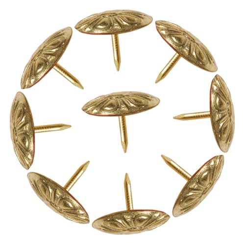 Cabilock Metal Upholstery Tacks Decorative Nails 50pcs Furniture Sofa Tack for Home Decor