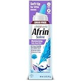 Afrin Moisturizing Children’s Saline Mist for Everyday Nasal Congestion and Dry Nose, Isotonic Seawater Saline Spray for Babies 6+ Months, Drug Free Baby Congestion Relief with Soft Tip Nozzle, 5 oz