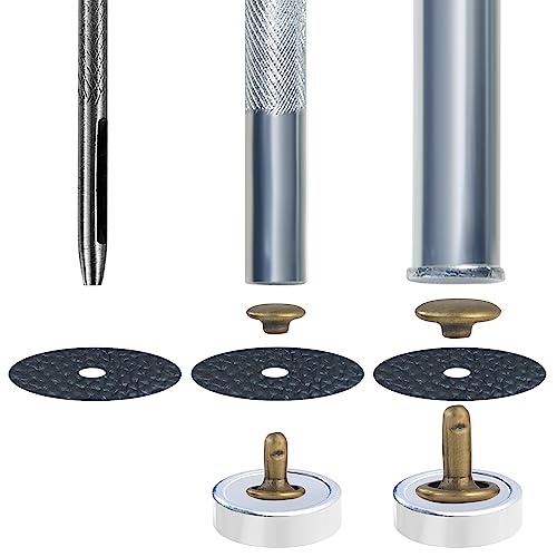 Yoranyo 0042 340 Sets Leather Rivets Kit Mixed Sizes Rivets thumb #4