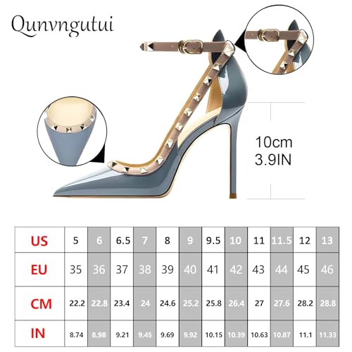 Image of Women's Pointed-Toe Bag-Toe Strappy High-Heeled Shoes Sexy Stiletto Pumps