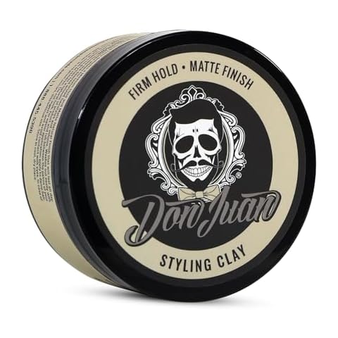 Don Juan Handcrafted Styling Clay Pomade 4oz - Medium Hold - Matte Natural Finish - Water Based - Summer Breeze Scent Cover