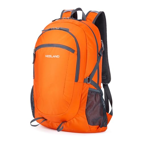 Sharkborough NODLAND Light Weight Packable Backpack for Travel Hiking 45L Foldable Water-Resistant Daypack Hydration Rucksack