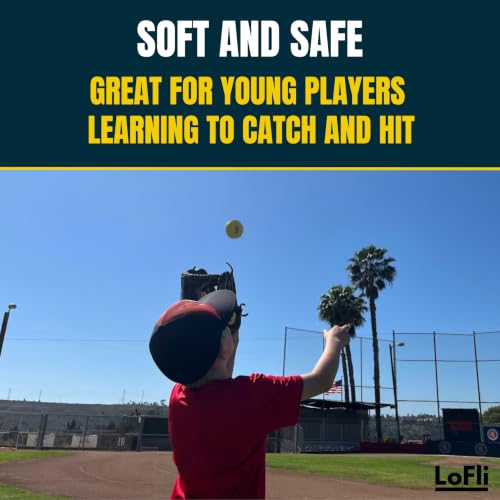 LoFli Practice Baseballs Regulation Size for Safer Reduced Flight Training - Image 4