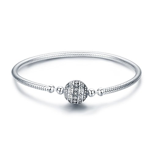 Bijoux en argent sterling à porter au quotidien bracelet chaîne serpent pour le lycée