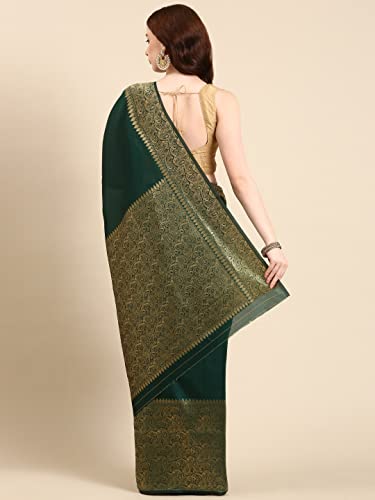 Image of Avantika Fashion Woven Kanjivaram Soft Lichi Silk Embellished Banarasi Saree With Blouse Piece For Women
