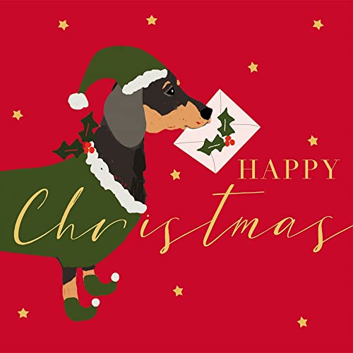 20 Servietten Dackel mit Weihnachtsbotschaft | Hund | Tiere |...