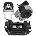DRIVESTAR Engine Motor Mount Kit for Ford Focus 2.0L 2012 2013 2014 2015 2016 2017 2018 Replace A5312 A5520 A5612 EM3103 EM4507 EM4212 5S4Z6038BB 5S4Z6038CA AV6Z6068A