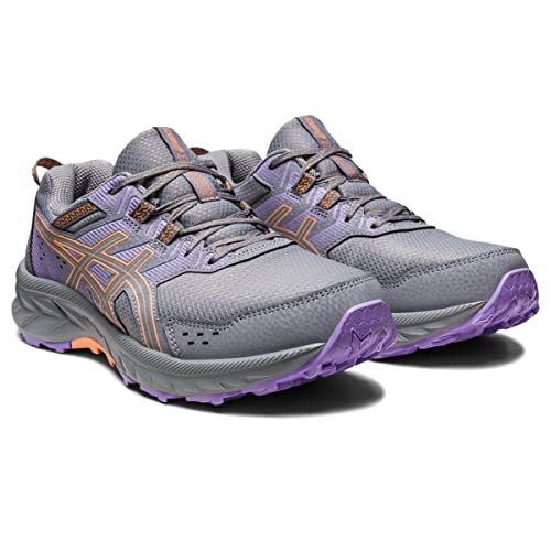 ASICS Tênis de corrida feminino Gel-Venture 9 Trail, Sheet Rock/Summer Dune, 37