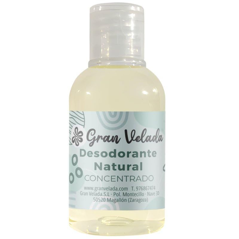 Gran Velada - Natürliches Flüssig-Deodorant Konzentrat 1000 ml | Geruchshemmender Wirkstoff für DIY Kosmetik, Zinkricinoleat Lösung, Rohstoff für Roll-on, Spray und Deosticks, Professionell