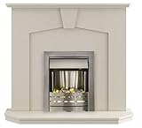 Chimenea Moderna de The Abbey con Chimenea eléctrica Helios