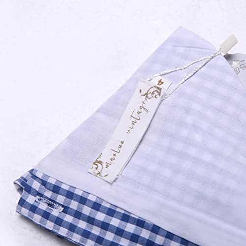 Girls Toddler Blue Plaid Lovely Peter Pan Collar Summer Smocked Dress Clothes Size 3 4 5 6 7 8 10 12 143