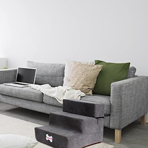 Rampa para 3 camadas escadas para cães para cama escada antiderrapante para animais estimação rampa