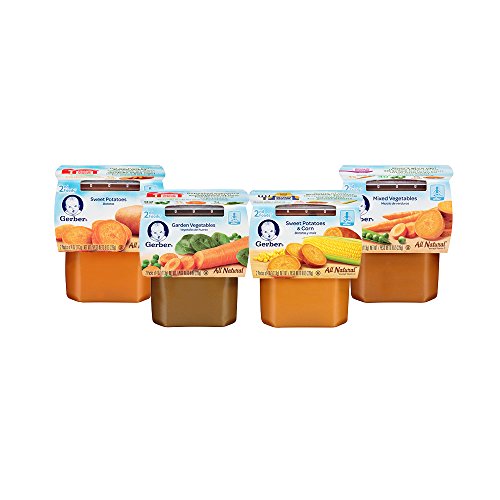 Gerber 2nd Foods Variety Pack, Veggies, 4 Ounce Tubs, 2 Count (Pack of 16) - //coolthings.us