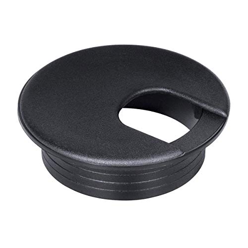 Desk Grommet 2 Inch, Plastic Desk Cord Cable Hole Cover Grommet - 10