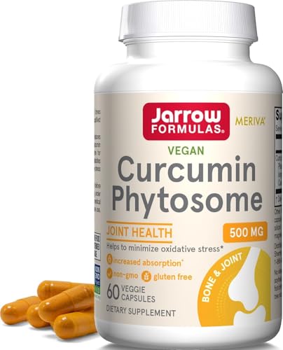 Jarrow Curcumin Phytosome 500 mg, Antioxidant Support, 60 Capsules