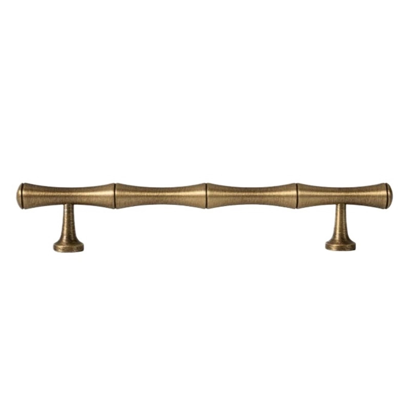 2 pezzi Maniglia for mobili in ottone anticato massiccio, pomello for cassetti e armadietti da cucina(96mm)
