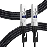 FLYPROFiber- 10G SFP+ DAC Twinax Cable, 5M/16.4ft Passive Direct Attach Copper Twinax, for Cisco SFP-H10GB-CU5M, Uiquiti, Netgear, Mikrotik, D-Link, Intel, Supermicro and More