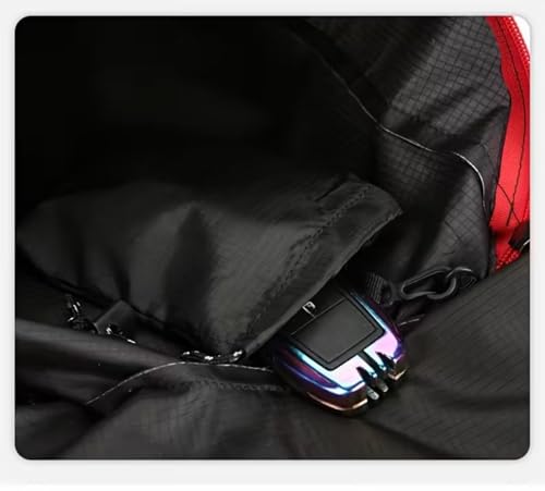 Mochila plegable ultraligera para exteriores negra miniatura 5
