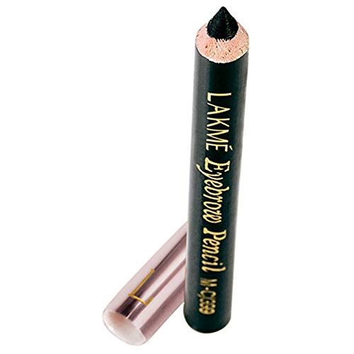 Image of LAKME Insta Eye Liner, Black, Water Resistant, Long-Lasting, 9 ml & Lakme Eyebrow Pencil, Black, 1.2g Matte Finish