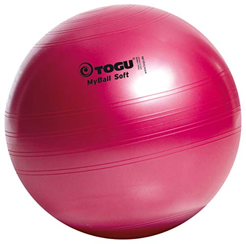 Togu Gymnastikball My-Ball Soft, rubinrot, 45 cm, 418452