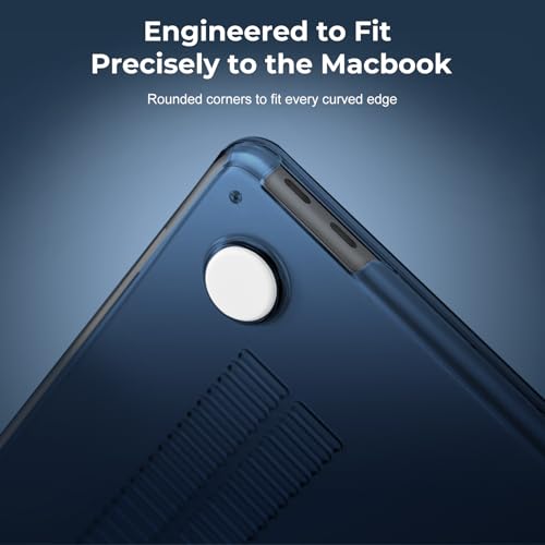 Image of EooCoo for MacBook Air 13.3 inch Case with Keyboard and Screen Protector | Ultra Thin and Transparent, Hard Case Compatible with MacBook Air 13.3 inch M1 Chip 2021-2018 with Retina Display