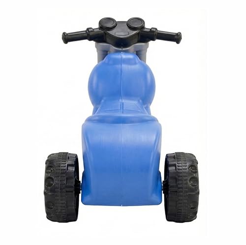 Image of Little Fingers No-Pedal Ride-on Tricycle for Kids - Push Scooter Bike for Toddlers Age 1 to 3 Years - Lightweight Plastic Balance Bike for Indoor Outdoor Riding with Wide Wheels & Easy Grip Handle