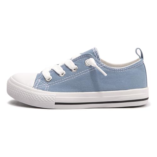 BENEKER Kids Slip On Canvas Sneakers,Girls & Boys Lightweight Casual Shoes, Wide Toddler Sneakers for Little Big Kids, Non-Slip Breathable Play Tennis Shoes2