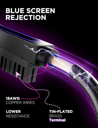 Image of AsiaHorse Hydrus-24PIN PC PSU Extension Cable ARGB LED, Copper Wire Motherboard Power Extension Cable Integrated Design, 2000W Power (Whole Set), PC Power Cord for Cable Management-Left Out