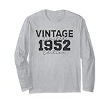 72 birthday decorations men best of 1952 bday 72nd birthday maglia a manica